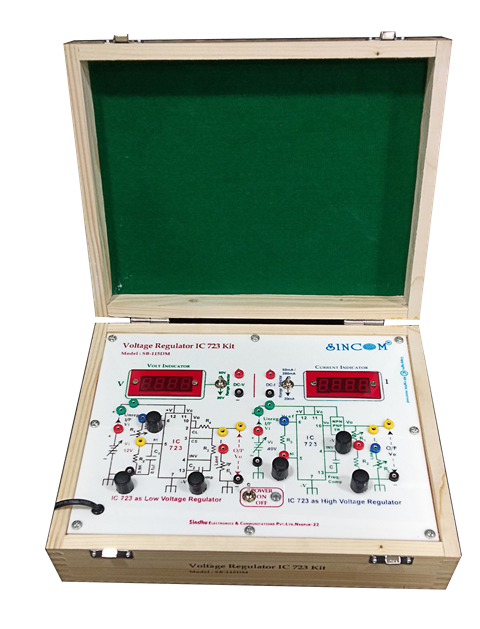IC 723 as Low Voltage & High Voltage Regulator with Digital Meters,