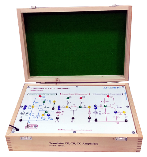 Transistor Amplifier (Single Stage CE,CB,CC) Trainer