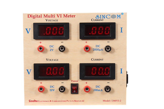 DMVI-05 : Range V1-2V, I1-20mA, V2-200V, I2-200mA DC