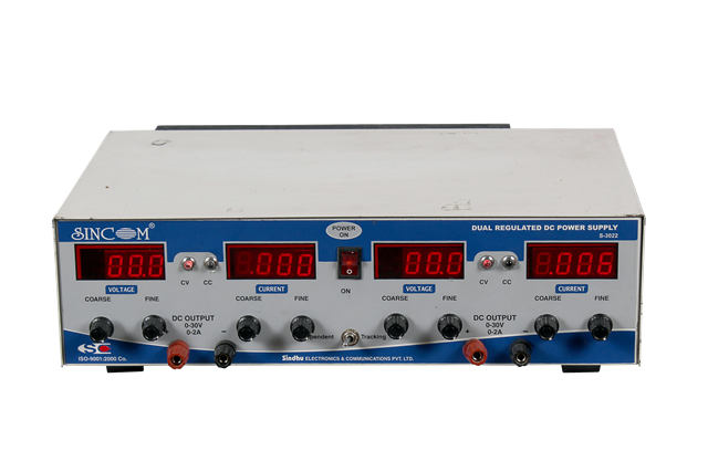 Dual DC Power Supply 30-0-30V/0-2A with 4 Digital Meters